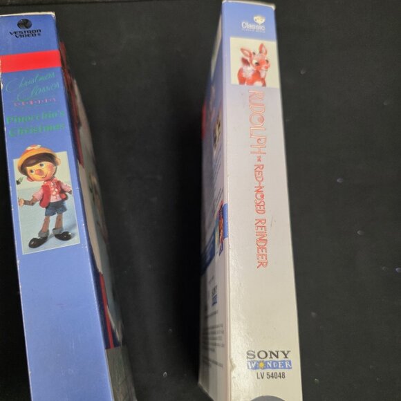 Vintage Christmas Holiday Classics VHS Videos Set Of Three - Picture 5 of 8